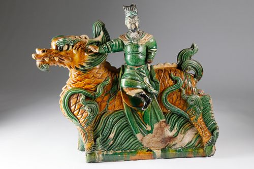 CHINESE CERAMIC LOMGA ROOF TILE,