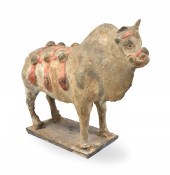 CHINESE CERAMIC OX FIGURE, NOR
