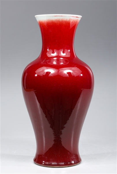 Chinese ceramic oxblood glaze