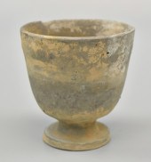 CHINESE CERAMIC STEM CUP, NORT