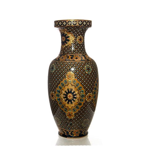 CHINESE CERAMIC VASEDeep blue and
