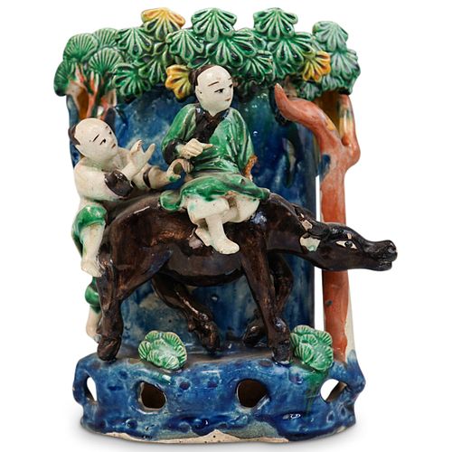 CHINESE CERAMIC WALL