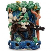 CHINESE CERAMIC WALL PLANTERDE