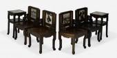 Chinese. chairs, set of four,