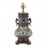CHINESE CHAMPLEVE BRONZE ARCHA