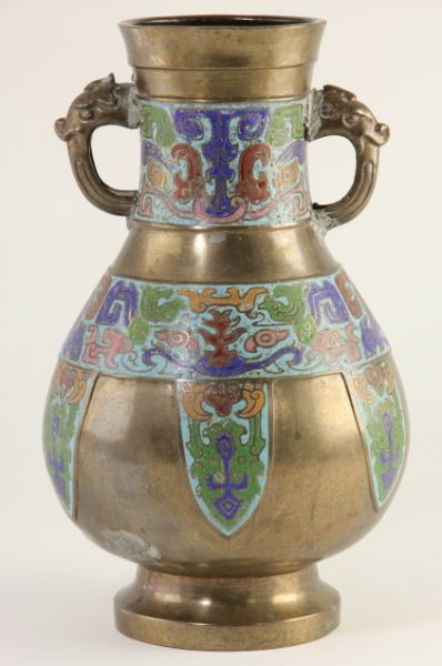 Chinese Champleve Vasecirca 1860