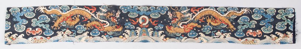 CHINESE CHAO FU SILK EMBROIDERED