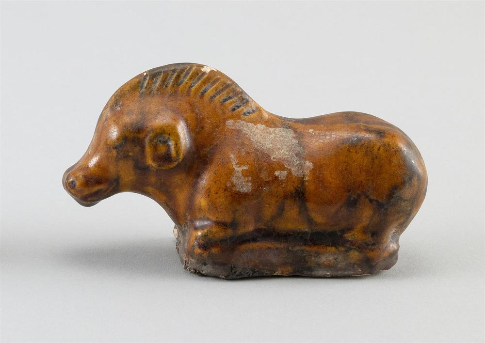CHINESE CHESTNUT GLAZE POTTERY