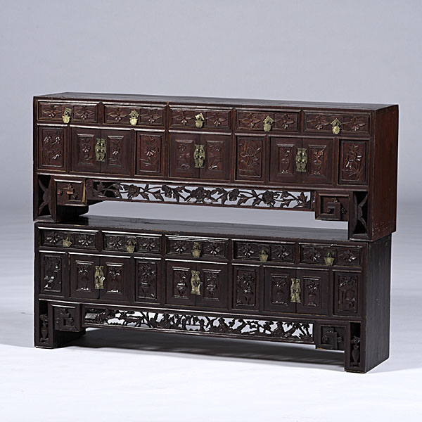 Chinese Chests Chinese. A pair of