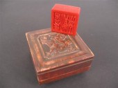 Chinese 'chicken blood' stone