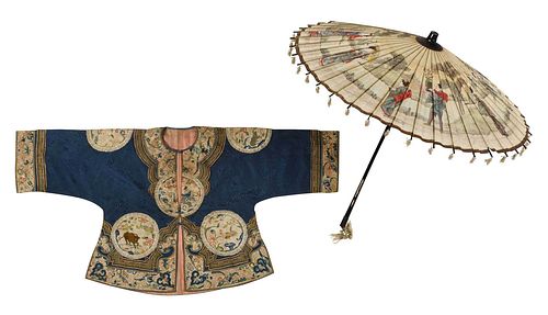 CHINESE CHILD'S SILK JACKET AND