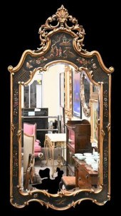 CHINESE CHINOISERIE DECORATED