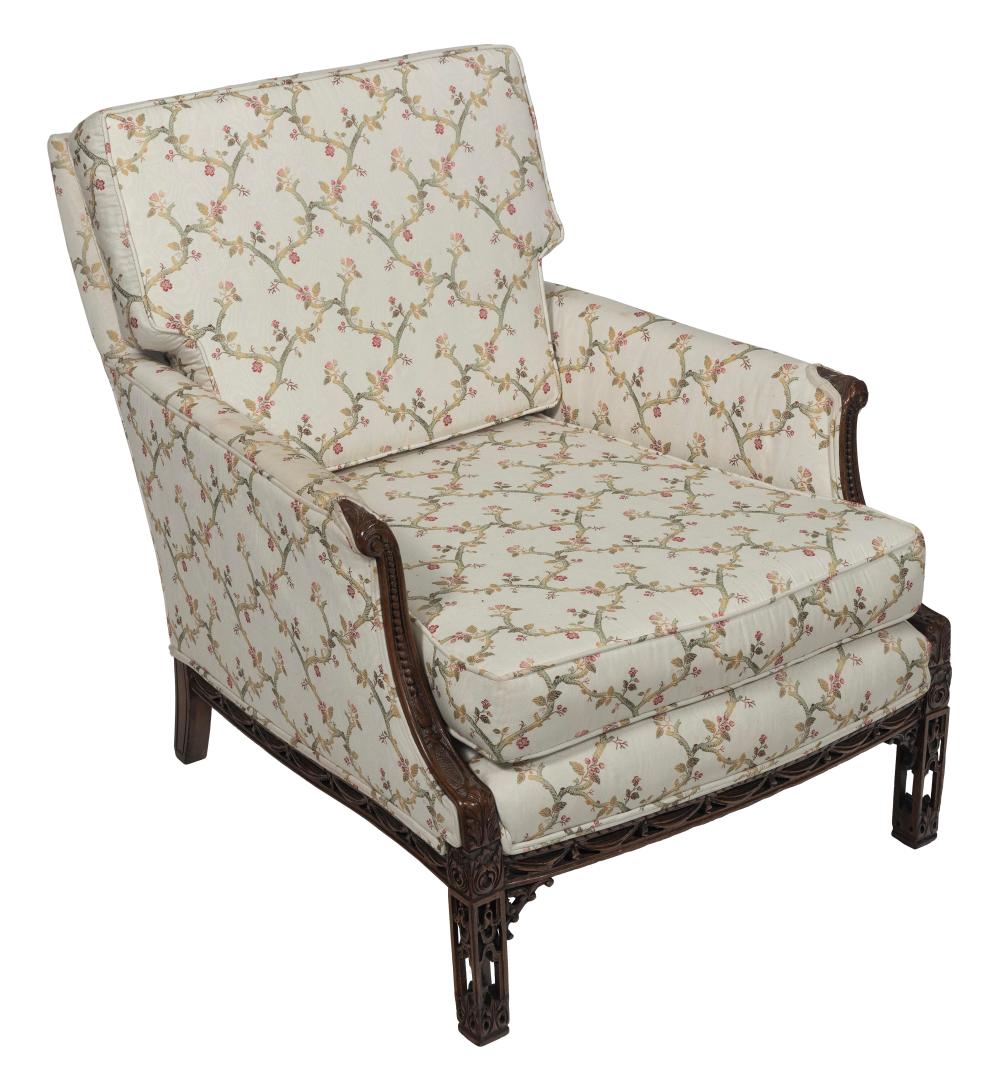 CHINESE CHIPPENDALE ARMCHAIR LATE