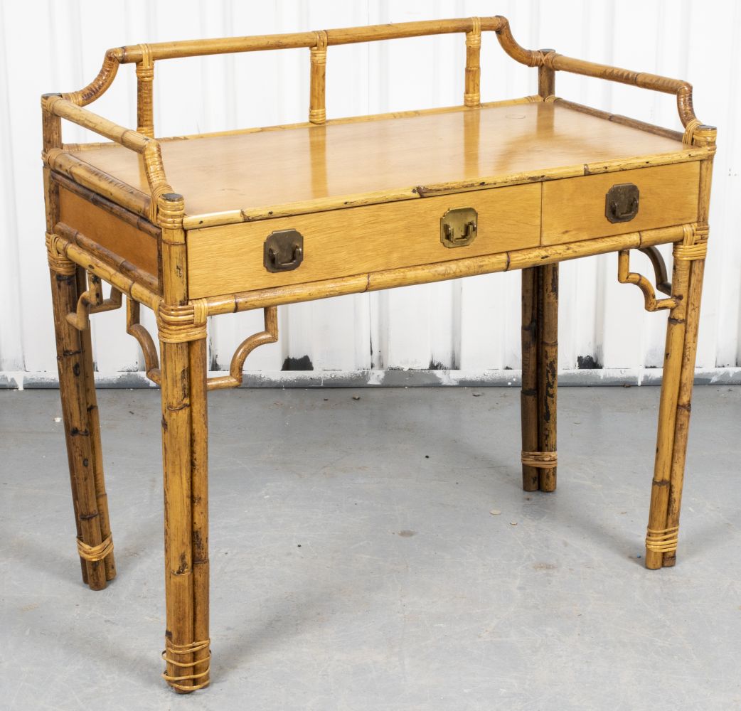 CHINESE CHIPPENDALE BAMBOO AND