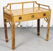 CHINESE CHIPPENDALE BAMBOO AND