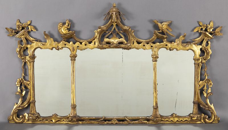 Chinese Chippendale gilt wood