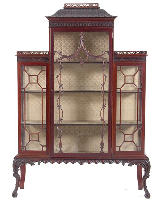 Chinese Chippendale mahogany