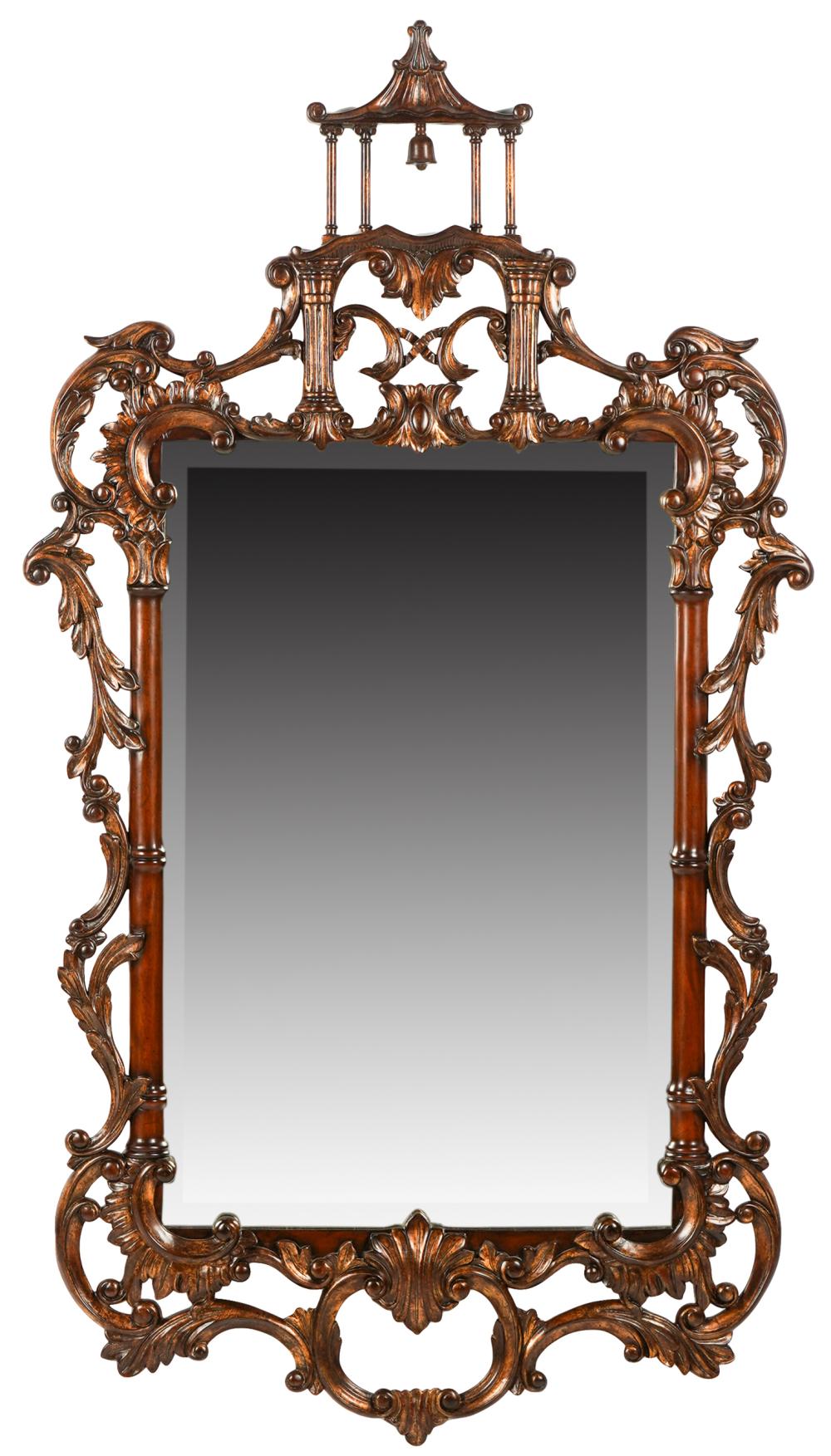 CHINESE CHIPPENDALE-STYLE CARVED
