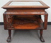 CHINESE CHIPPENDALE STYLE ELMW