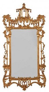 CHINESE CHIPPENDALE STYLE GILT