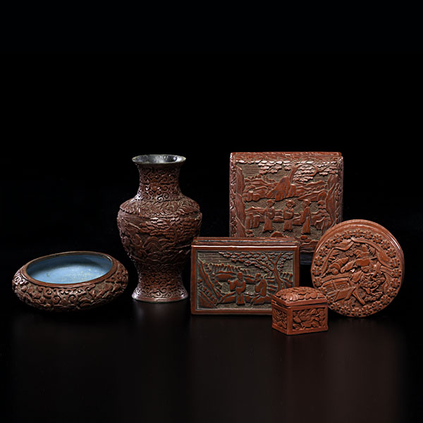 Chinese Cinnabar Articles Chinese