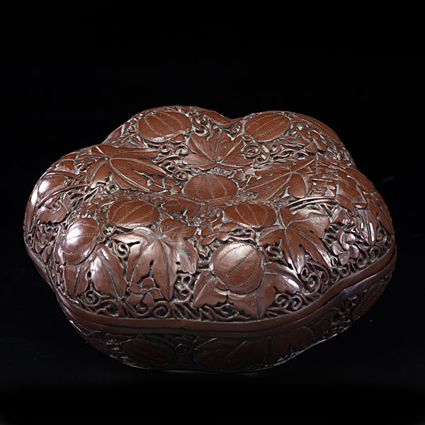 Chinese Cinnabar Box Chinese ?early