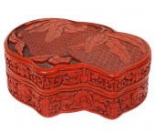 CHINESE CINNABAR RED LACQUER D