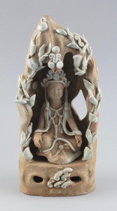 CHINESE CIZHOU POTTERY FIGURE