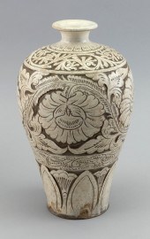 CHINESE CIZHOU POTTERY MEIPING