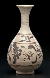 Chinese Cizhou-style Vase Chin