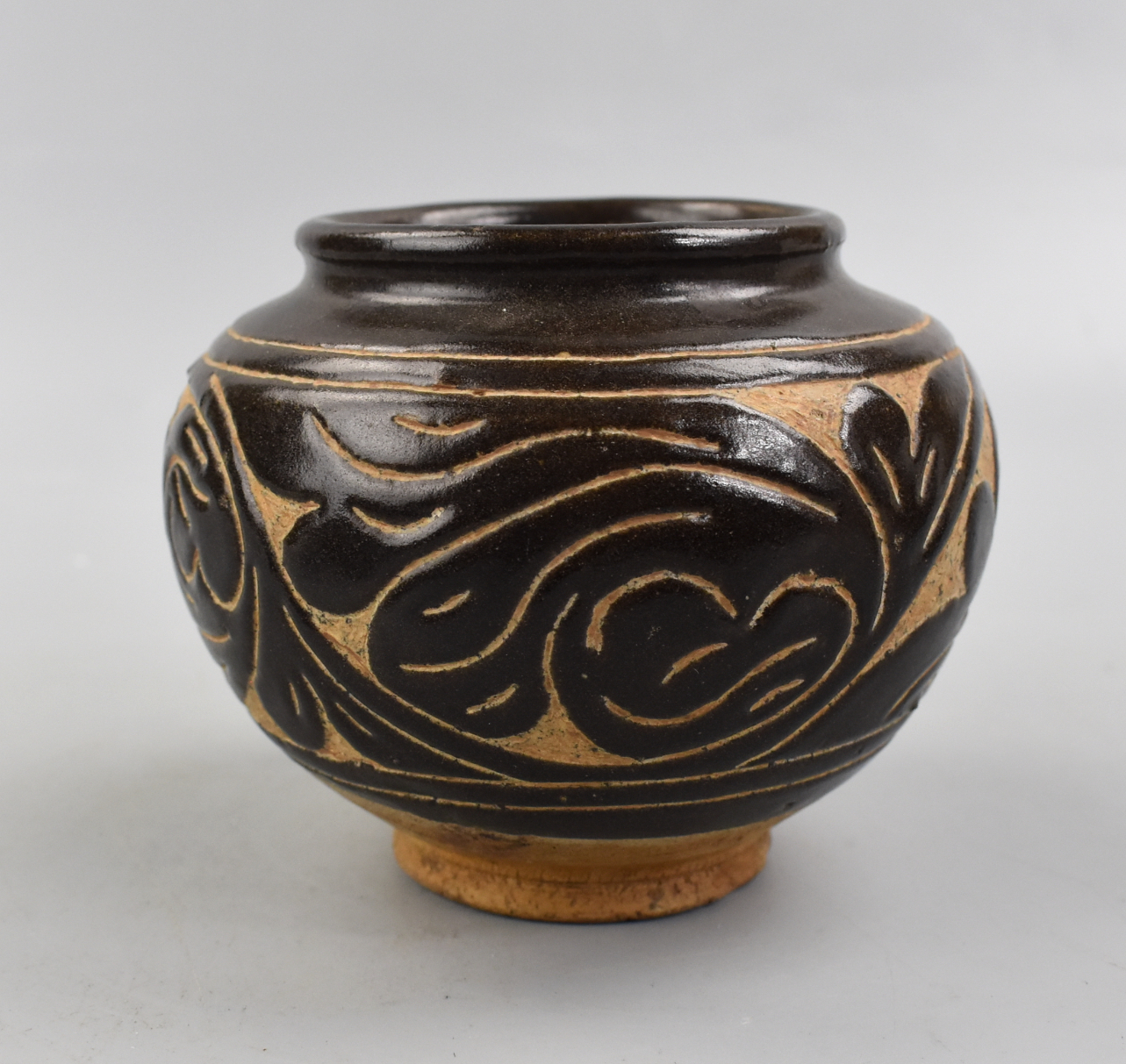 CHINESE CIZHOU WARE BLACK GLAZED