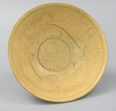 CHINESE CIZHOU WARE BOWL W/ FL