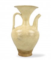 CHINESE CIZHOU WHITE GLAZED EW