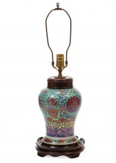 CHINESE "CLOBBERED" PORCELAIN