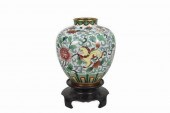 CHINESE CLOISIONNE ENAMEL ON B
