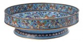 CHINESE CLOISONNÃ© LARGE FOOTE