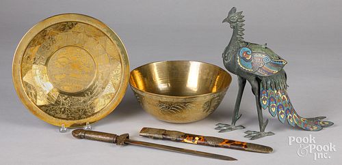 CHINESE CLOISONNE BIRDChinese