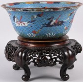 CHINESE CLOISONNE BOWL IN THE