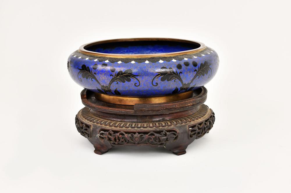 CHINESE CLOISONNE CIRCULAR BOWL