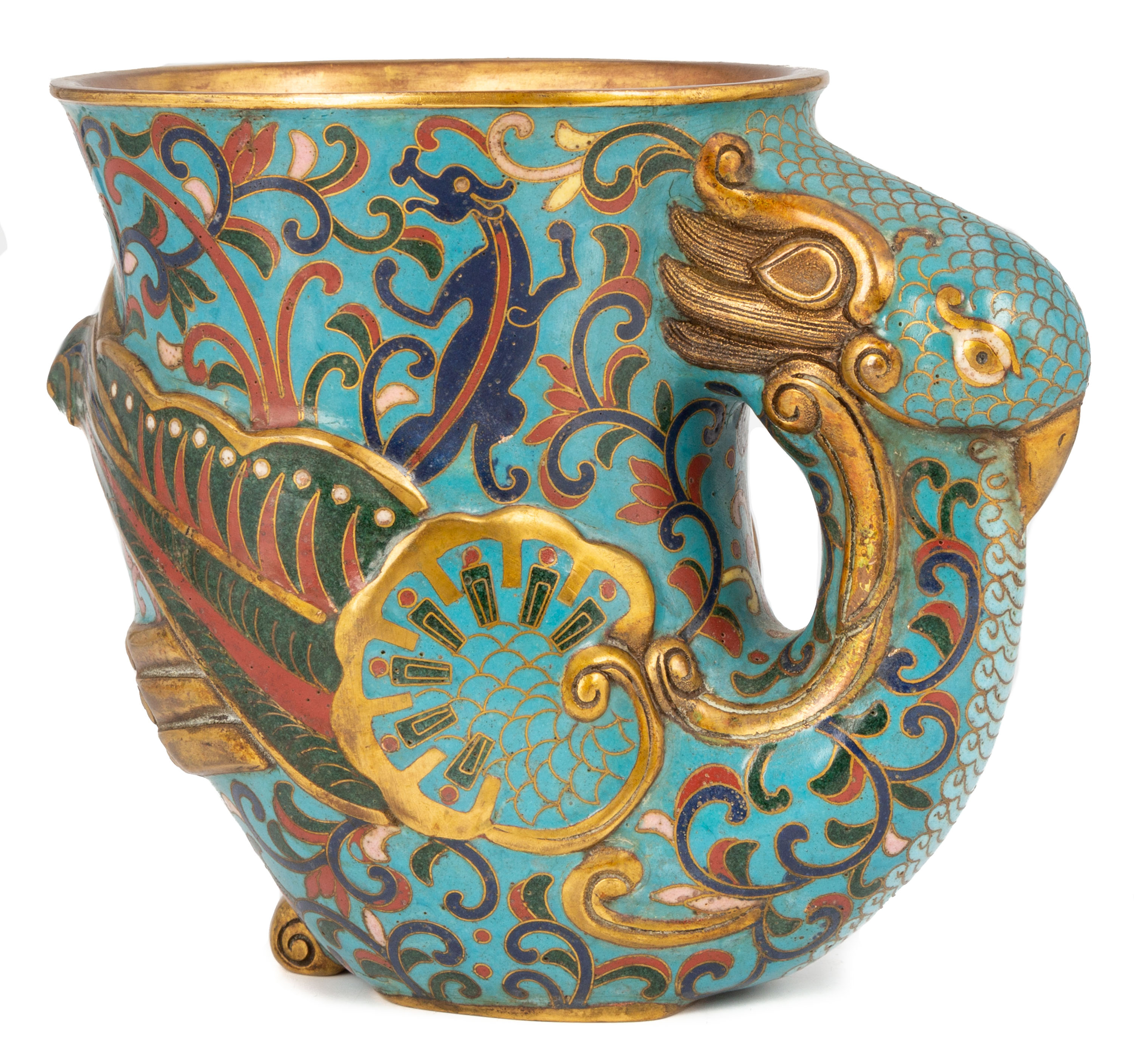 CHINESE CLOISONNE CUP Chinese