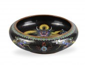 CHINESE CLOISONNE DRAGON WASHE