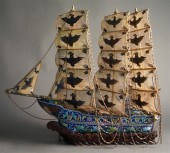 CHINESE CLOISONNE ENAMEL AND G