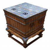 CHINESE CLOISONNE ENAMEL AND H