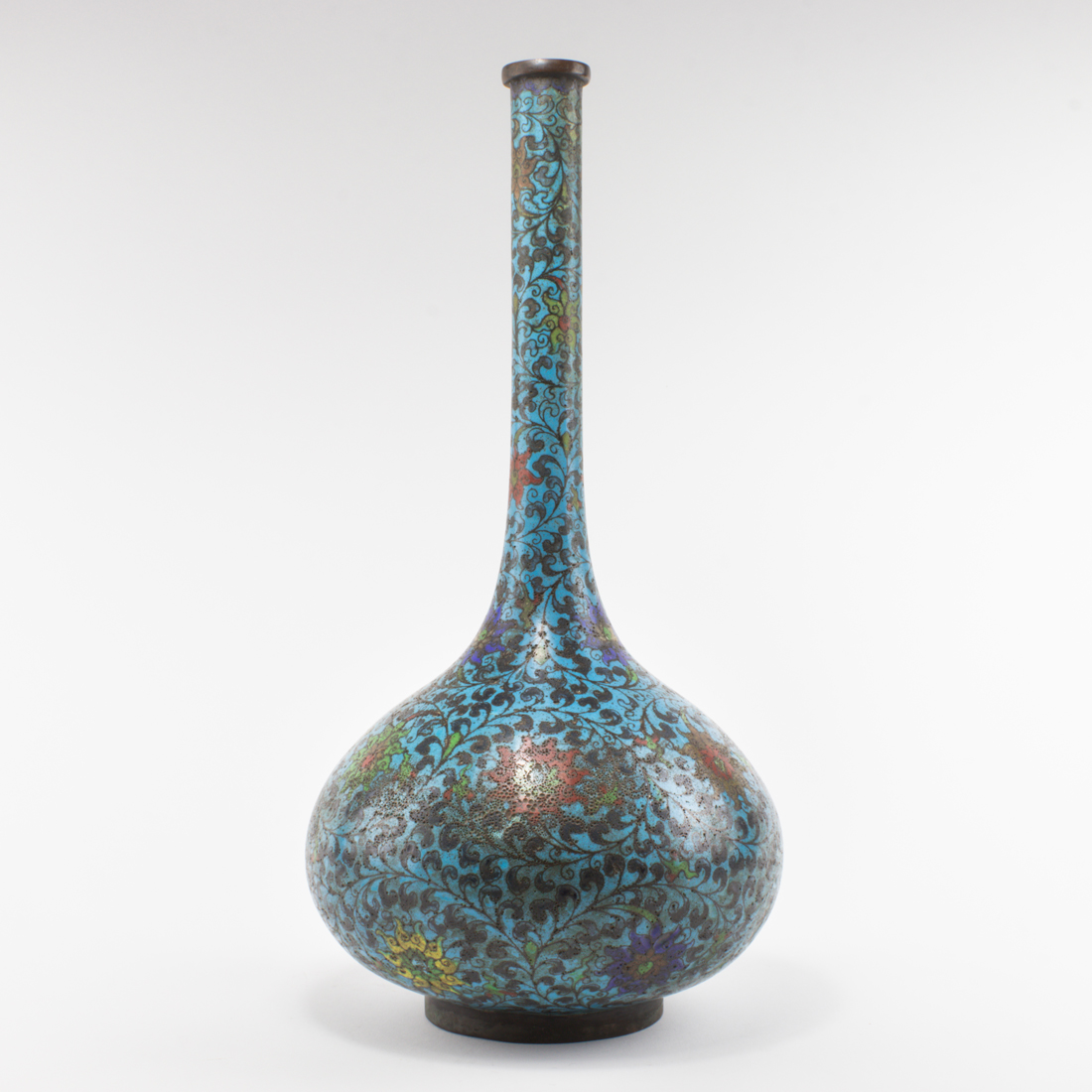 CHINESE CLOISONNE ENAMEL BOTTLE