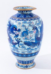 CHINESE CLOISONNE ENAMEL DRAGO