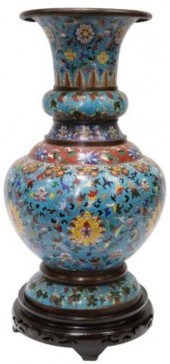 CHINESE CLOISONNE ENAMEL FENGW