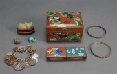 CHINESE CLOISONNE ENAMEL HINGE