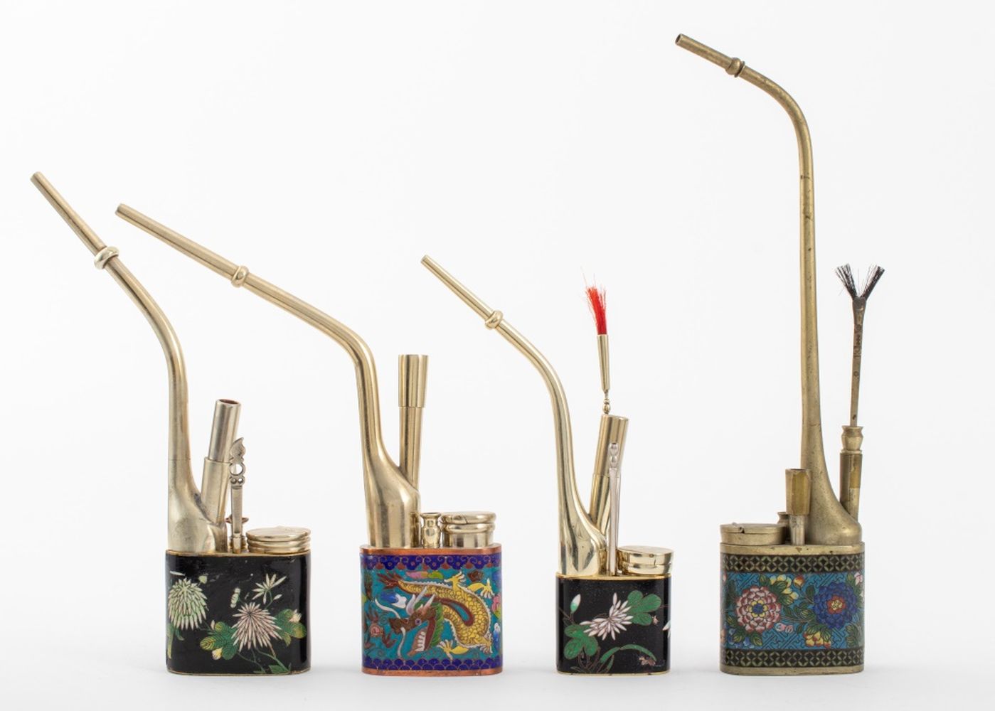 CHINESE CLOISONNE ENAMEL OPIUM