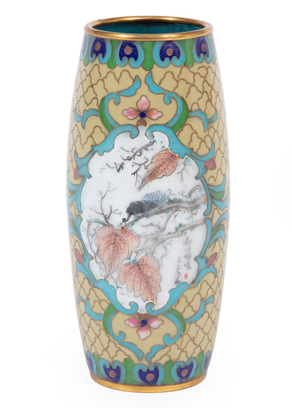 CHINESE CLOISONNE ENAMEL OVOID