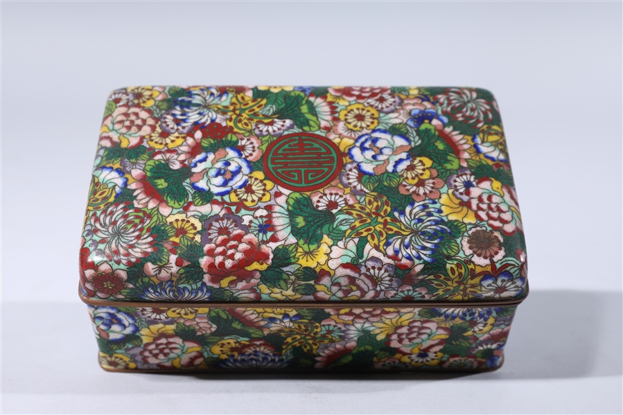 Chinese cloisonne enameled